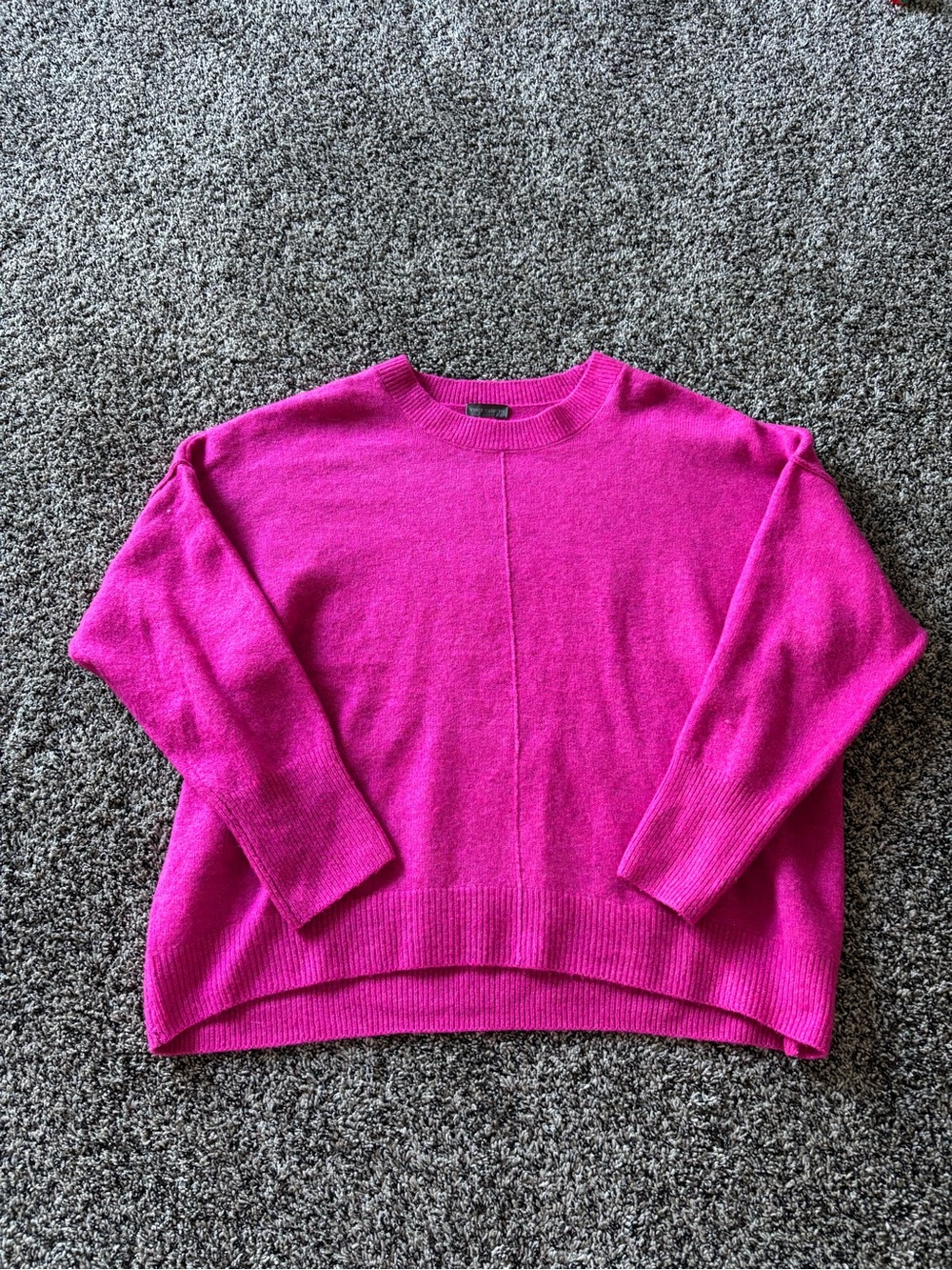 Vince Camuto Women's Crewneck Sweater in Fuchsia Pink